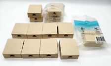 8 RJ45 Network Cable Junction Boxes, 5 RJ11  Phone Junction boxes, used for sale  Shipping to South Africa