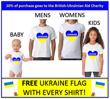 LOVE UKRAINE T-Shirt Family Matching Set love Kids Masculino Feminino Crianças BANDEIRA GRÁTIS, usado comprar usado  Enviando para Brazil