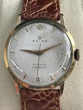 1950 Seiko exclusivo 15J Seikosha relógio de corda manual comprar usado  Enviando para Brazil