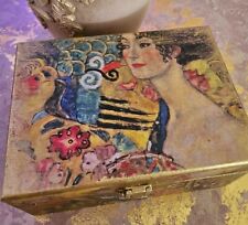 Decoupaged jewellery box for sale  CANVEY ISLAND