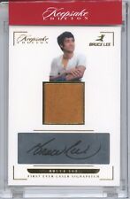 2024 Bruce Lee Keepsake Edition First Ever Laser Signapatch Leather Relic #51/99 for sale  Shipping to South Africa