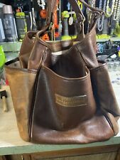 Blackberry Farm Large Wine Tote LEATHER Brown for sale  Shipping to South Africa