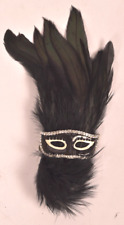 Black feathers mask for sale  LONDON