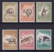Campanha de Proteção Animal INDONÉSIA 1959 conjunto de 6 SG 798-803 MH/*, usado comprar usado  Enviando para Brazil