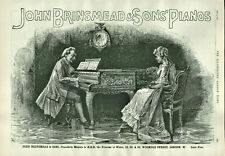 Antique advertisement print for sale  BURY ST. EDMUNDS