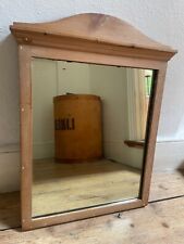antique pine mirror for sale  LONDON