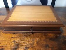 lockable wooden box for sale  WIDNES