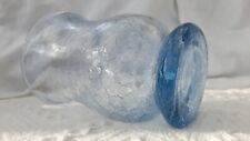 Glass vase clear for sale  IPSWICH