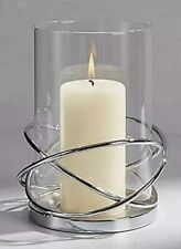 Glass lantern candle for sale  LEEDS