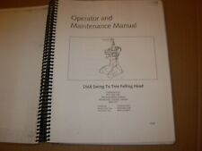 Timberjack S566 Swing to Tree Felling Head Operation Maintenance Manual  for sale  Canada