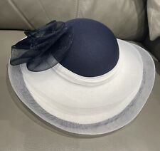 navy blue wedding hats for sale  DARTFORD