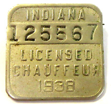 1938 indiana licensed d'occasion  Expédié en Belgium