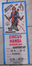 Plakat circus hansa gebraucht kaufen  Böhl-Iggelheim