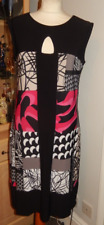 LADIES BLACKWHITE/MULTI DRESS UK SIZE 16 JOSEPH RIBKOFF VGC, used for sale  Shipping to South Africa