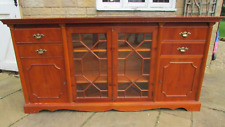 Yew wood sideboard for sale  LEICESTER