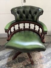 leather captains chair for sale  NEWCASTLE UPON TYNE