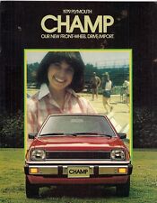 Plymouth champ 1979 for sale  UK
