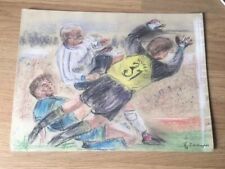 Football painting hughes for sale  HAILSHAM