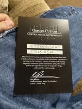 Gibson custom coa for sale  League City