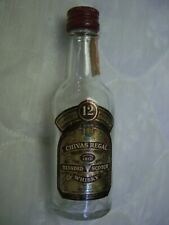 Mini botella de vidrio transparente de whisky escocés Chivas Regal de 12 años/décima pinta/vacía segunda mano  Embacar hacia Argentina