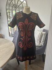 Women black embroidered for sale  UK