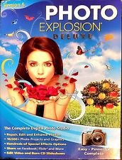 Usado, Software editor de vídeo de imagem Photo Explosion Deluxe versão 5 Leia a descrição comprar usado  Enviando para Brazil