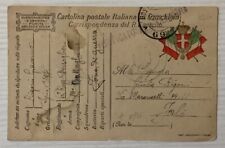 cartolina postale 1917 usato  Roma