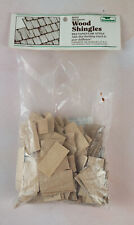 Greenleaf MINIATURE WOOD SHINGLES Size: 1.5" X .75" #9002 Open for sale  Shipping to United Kingdom