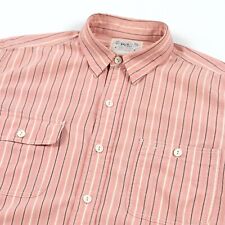 Rara Camisa Polo Masculina Vintage Ralph Lauren Listrada Condutor Botão Tamanho G Fabricada Nos EUA, usado comprar usado  Enviando para Brazil