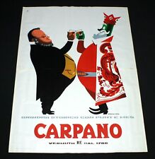 Carpano cavour poster usato  Torino