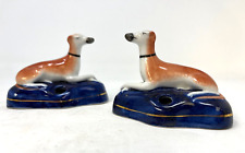 Staffordshire whippets inkwell for sale  UK