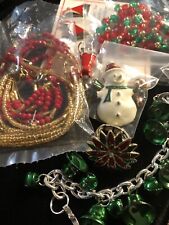 Christmas jewelry necklaces for sale  Knightstown