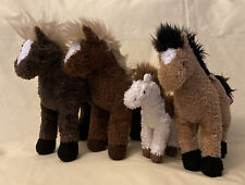 Lote de 4 brinquedos de pelúcia Douglas Cuddle branco bronzeado e marrom cavalo pônei comprar usado  Enviando para Brazil