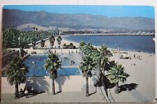Postal de la piscina municipal de California CA Santa Bárbara Los Baños del Mar segunda mano  Embacar hacia Argentina