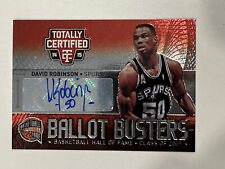 2014-15 Totally Certified Ballot Busters Signatures David Robinson auto /35 HOF for sale  Shipping to South Africa