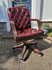 Red oxblood leather for sale  EGHAM