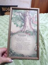 Antique framed poem for sale  Owego
