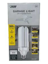 Luz de garagem elétrica Feit 300W equivalente interna/externa 3 painéis LED dobrável comprar usado  Enviando para Brazil