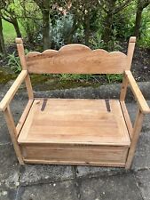 Wooden monks bench for sale  CHICHESTER