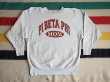 Moletom vintage anos 90 Miller Pi Beta Phi Mom Sorority Frat cinza reverso angústia G comprar usado  Enviando para Brazil