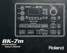 Roland Manual BK-7m Arranger/Sound Module ORIGINAL Owners MANUAL ONLY for sale  Shipping to South Africa