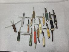 Used, 17 Vintage Pocket Knives Camillus Anvil Imperial Syracuse Hammer Ulster Rustfrei for sale  Shipping to South Africa