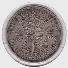 Moneda de plata aguda 1940 (50%) del rey Jorge la sexta media corona segunda mano  Embacar hacia Argentina