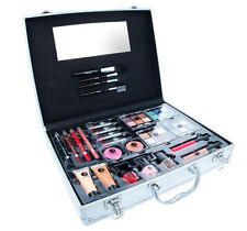 Trousse Plata Belleza Make Up Maletín Grande Maquillaje Profesional 50 Piezas segunda mano  Embacar hacia Mexico