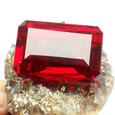 Piedra preciosa suelta certificada roja rubí birmana de 35,95 quilates impecable segunda mano  Embacar hacia Mexico