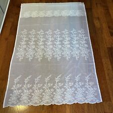 Sheer white embroidered for sale  Goldthwaite