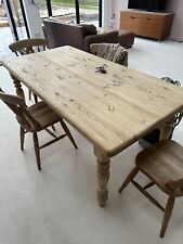 Used pine table for sale  INGATESTONE