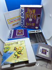 Final Fantasy Legend III completo na caixa - mapa de inserção de caixa manual do jogo comprar usado  Enviando para Brazil