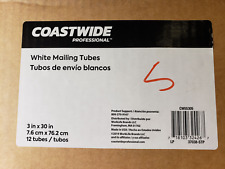 Coastwide Professional White CW55305 Mailing Tube With Caps 12 Carton 3" x 30" tweedehands  verschepen naar Netherlands