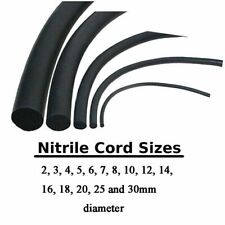 Cable de goma de nitrilo sólido - junta tórica negra - junta anti-sello de aceite diapositiva 2 mm a 30 mm, usado segunda mano  Embacar hacia Mexico